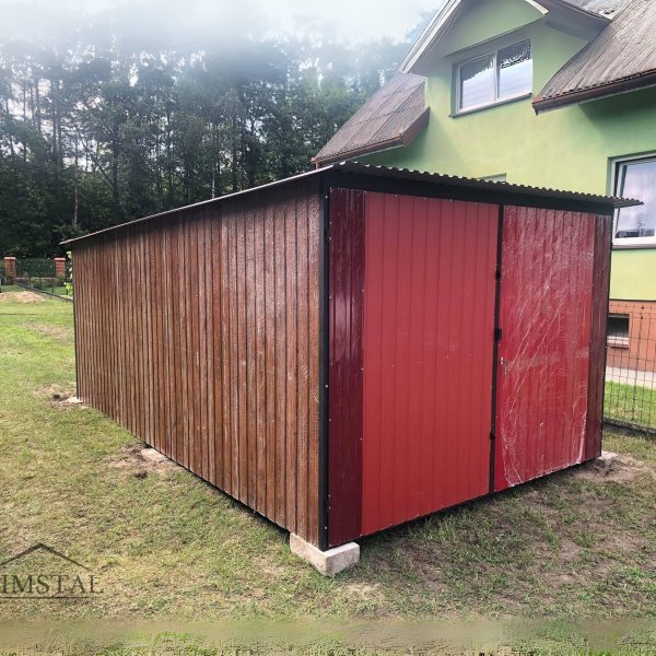 Garaż blaszany 3×5 blaszak II Gatunek blachy