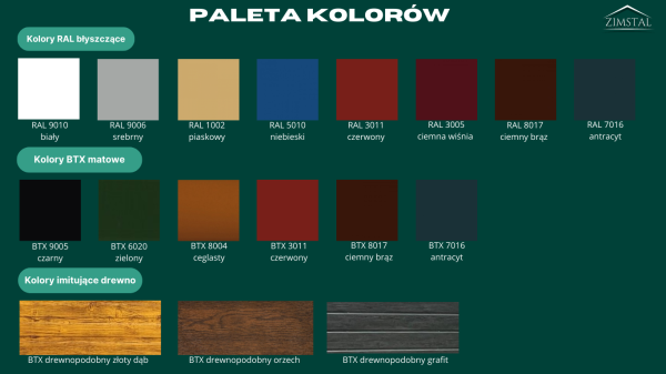 paleta kolorow