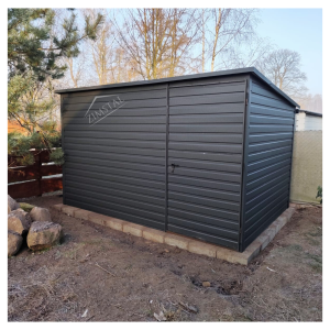 Domek ogrodowy schowek 2,5x2 BTX7016 poziomy panel obróbki blacharskie